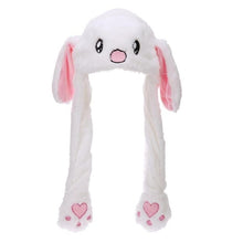 Load image into Gallery viewer, Lovely Baby Kids Cartoon Plush Moving Ears Rabbit Hats Toys Funny